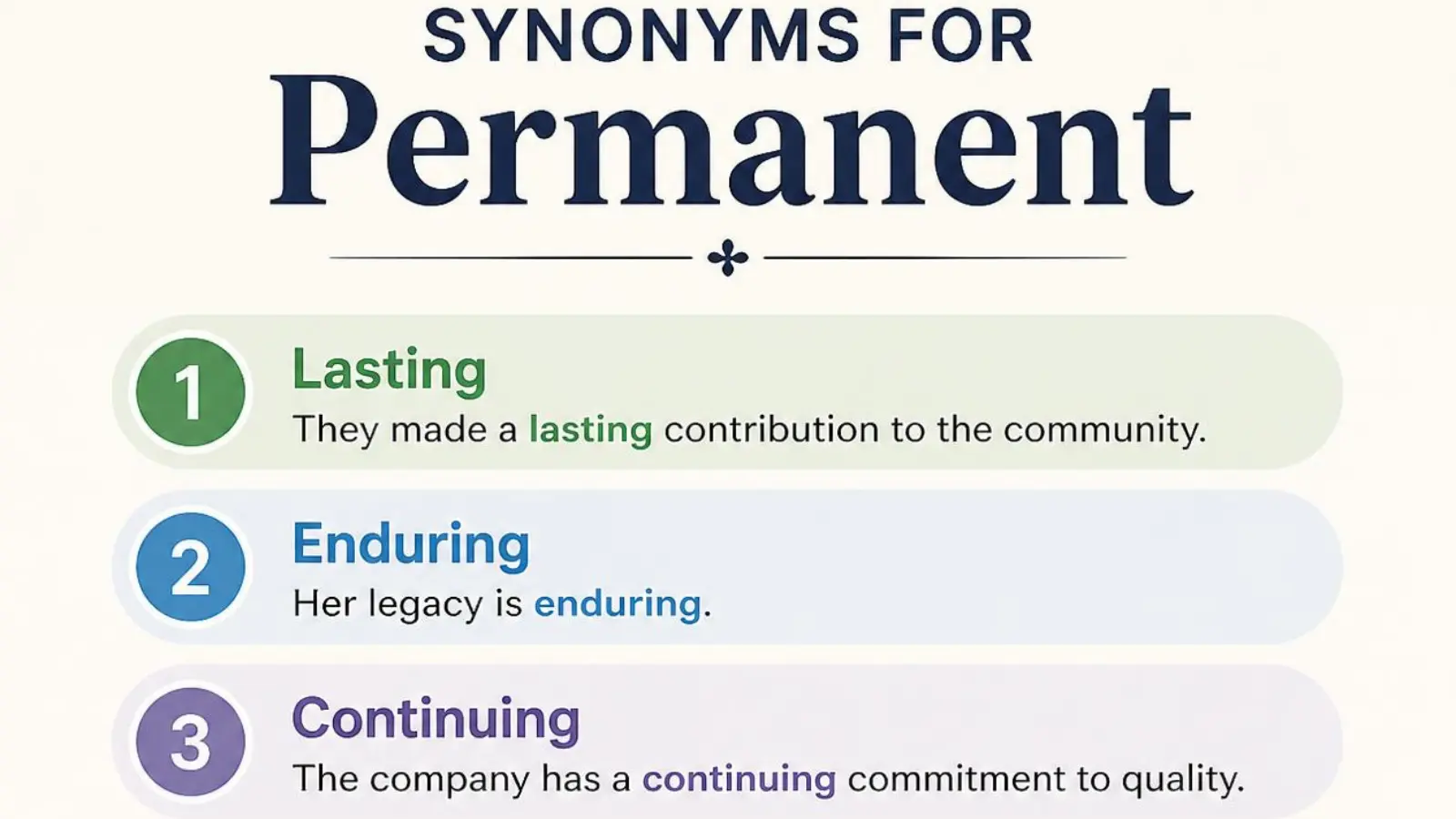 permanent synonym
